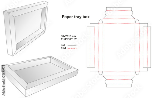 paper tray box