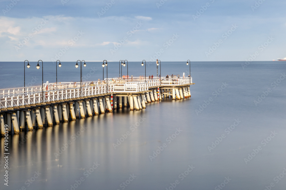Fototapeta premium Pier in Gdynia, Poland