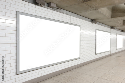 Blank billboard