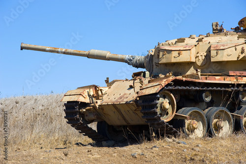 Old tank of war