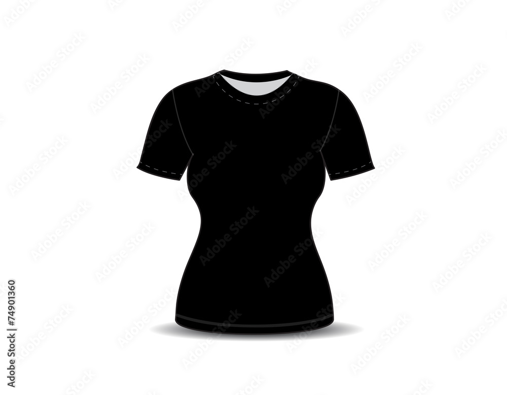Blank t-shirt template. vector illustration Blank t-shirt template. vector illustration