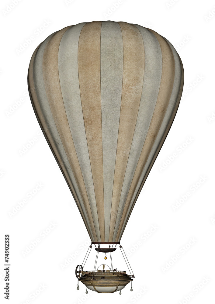 Fototapeta premium Hot air balloon - 3D render