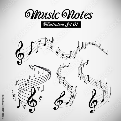 Musical staves