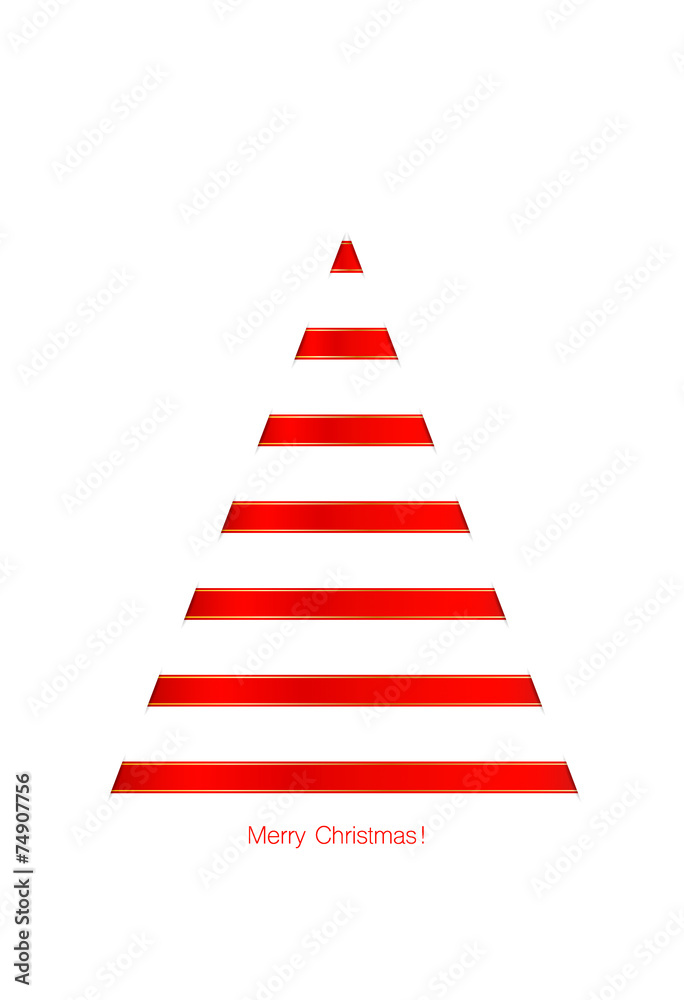 Christmas background with shiny ribbon. Vector illustration. Christmas background with shiny ribbon. Vector illustration.