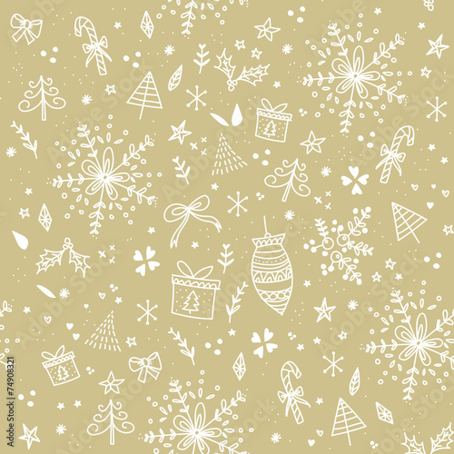 New Year Seamless Pattern 8