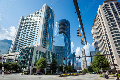 Buckhead, the uptown section of Atlanta, Georgia.