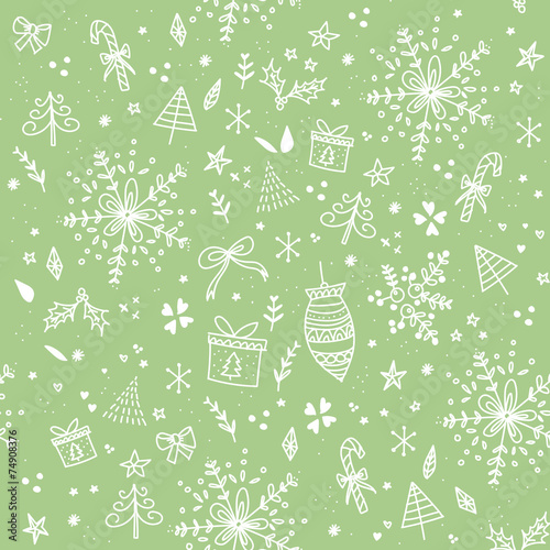 New Year Seamless Pattern 9