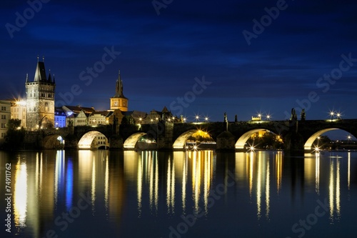 Charles Bridge in Prague, Czech Republic