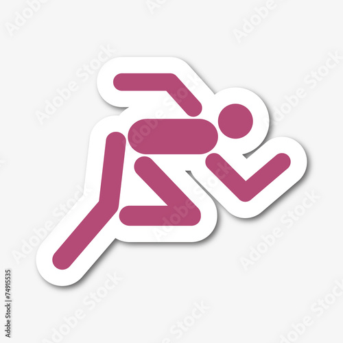 Logo coureur.