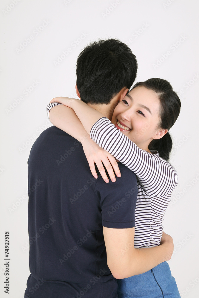 스튜디오 안에서 커플 모습 스튜디오 안에서 커플 모습