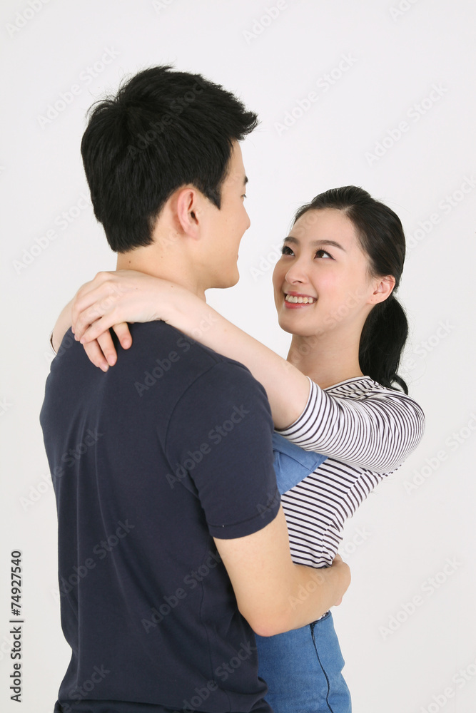 스튜디오 안에서 커플 모습 스튜디오 안에서 커플 모습