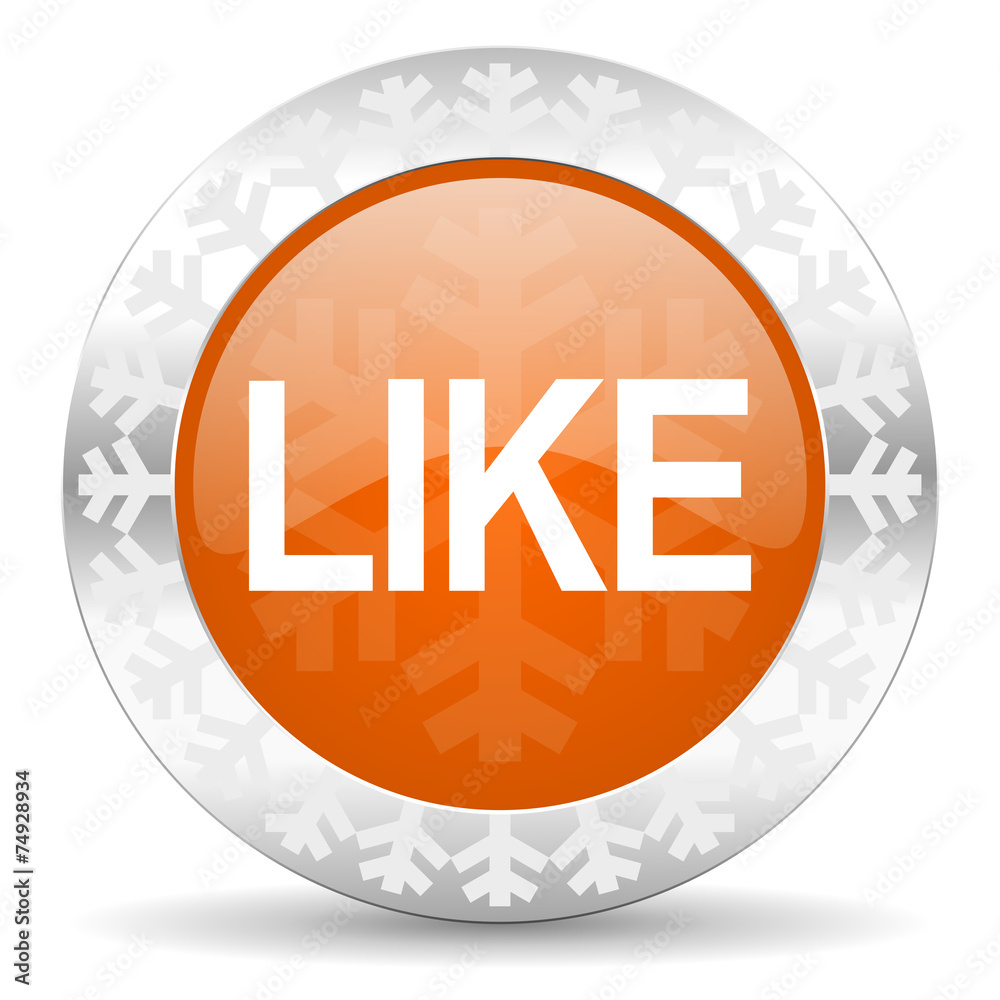 like orange icon, christmas button like orange icon, christmas button