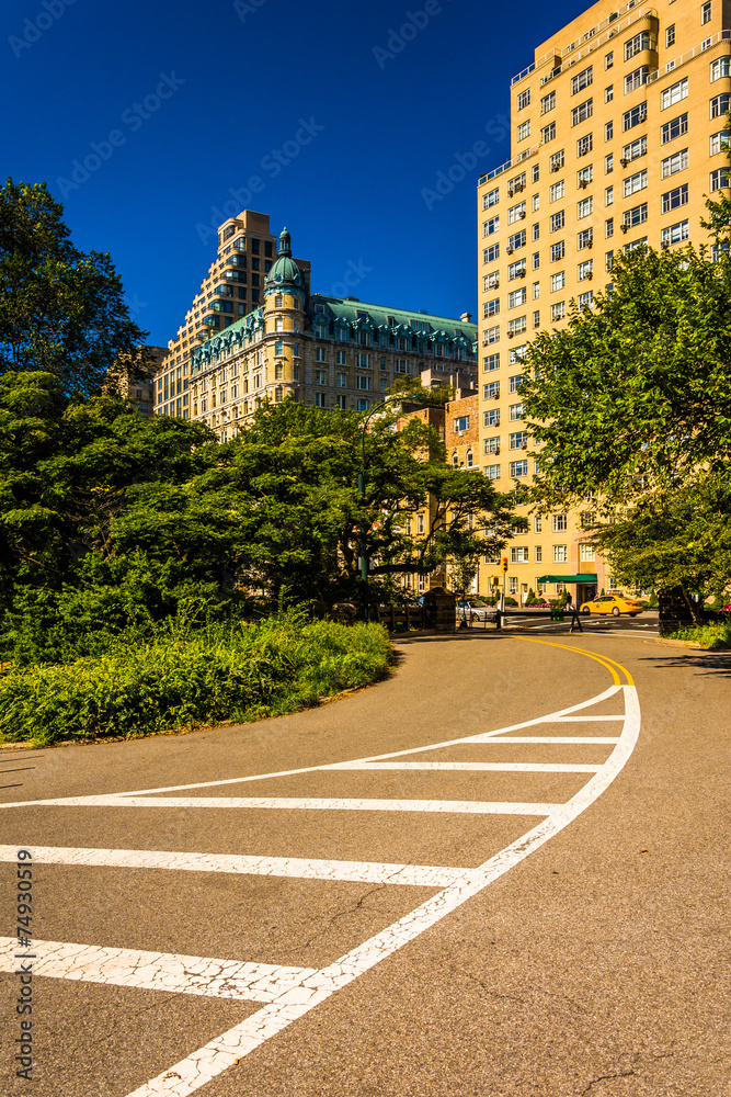 90th Street in Central Park, Manhattan, New York. 90th Street in Central Park, Manhattan, New York.
