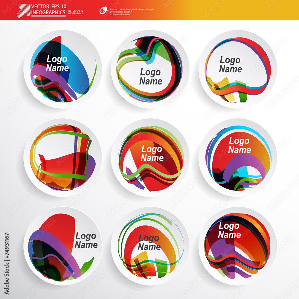 Abstract 3D Paper Infographics Abstract 3D Paper Infographics