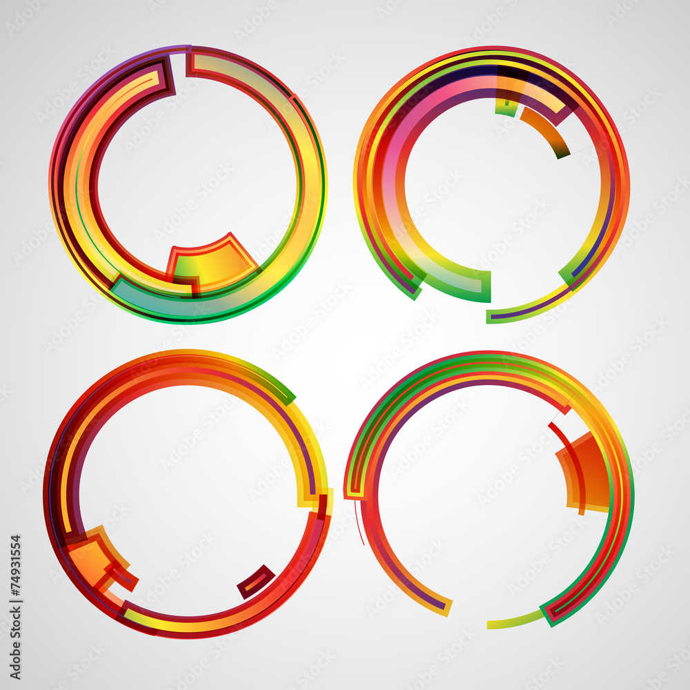 Abstract 3D Paper Infographics Abstract 3D Paper Infographics