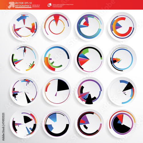 Free Download Abstract 3D Paper Infographics - GFXLoad