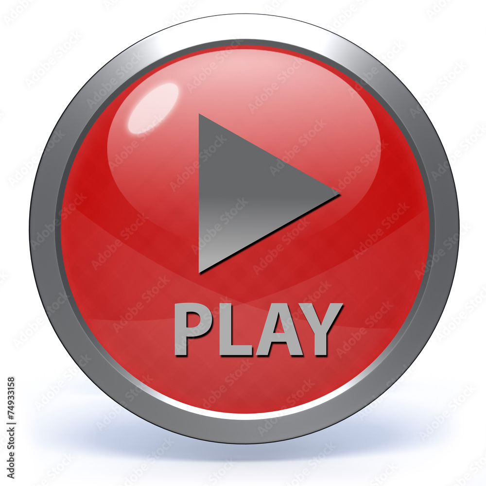 play circular icon on white background play circular icon on white background