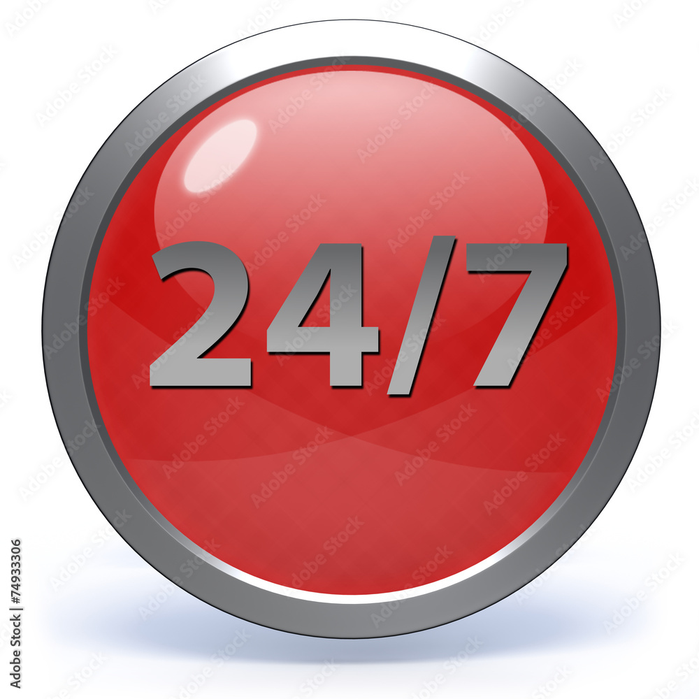 Support circular icon on white background Support circular icon on white background
