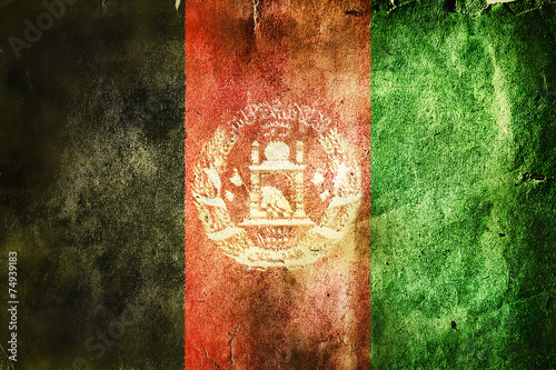 flag of Afghanistan photo