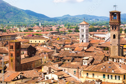 cityscape of Lucca