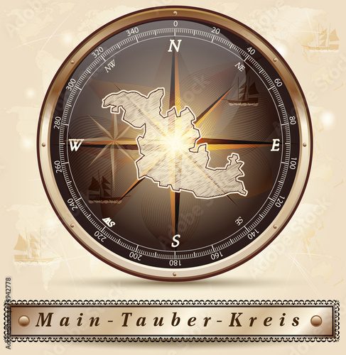 Karte vom Main-Tauber-Kreis