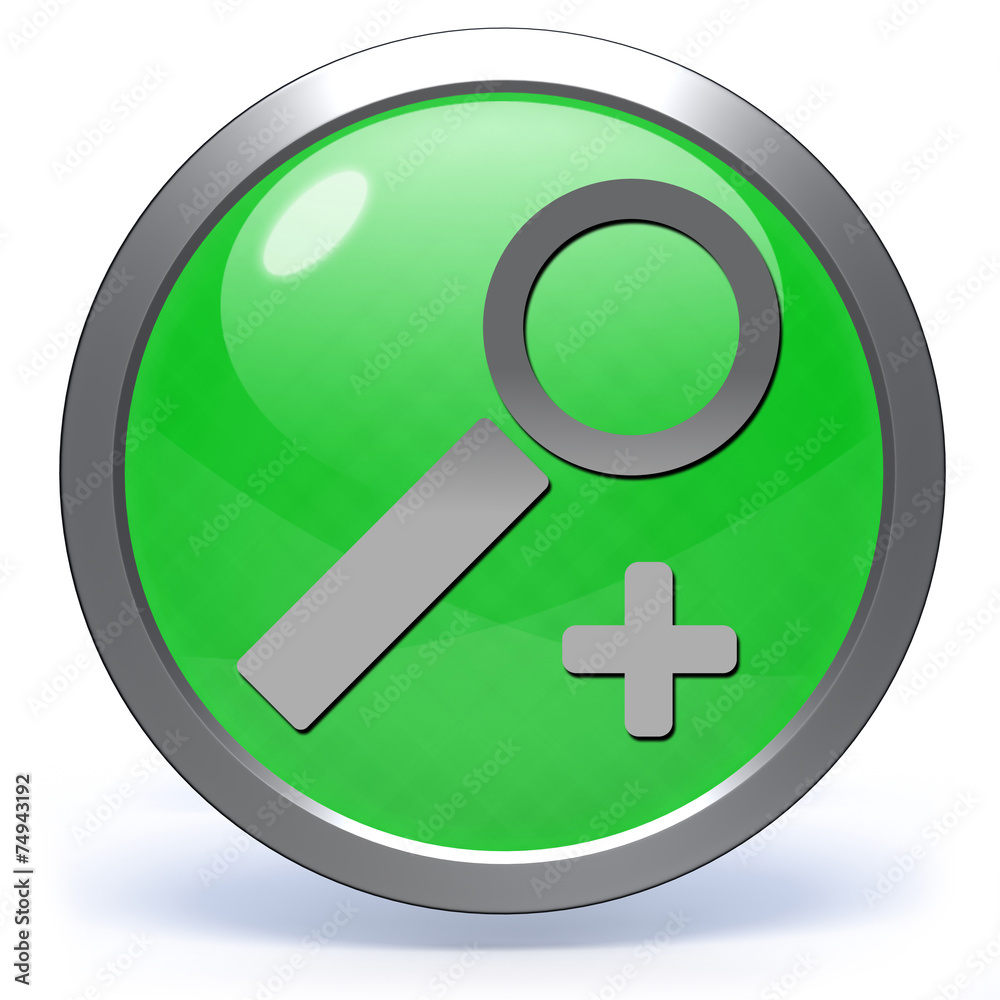 Fototapeta premium search circular icon on white background