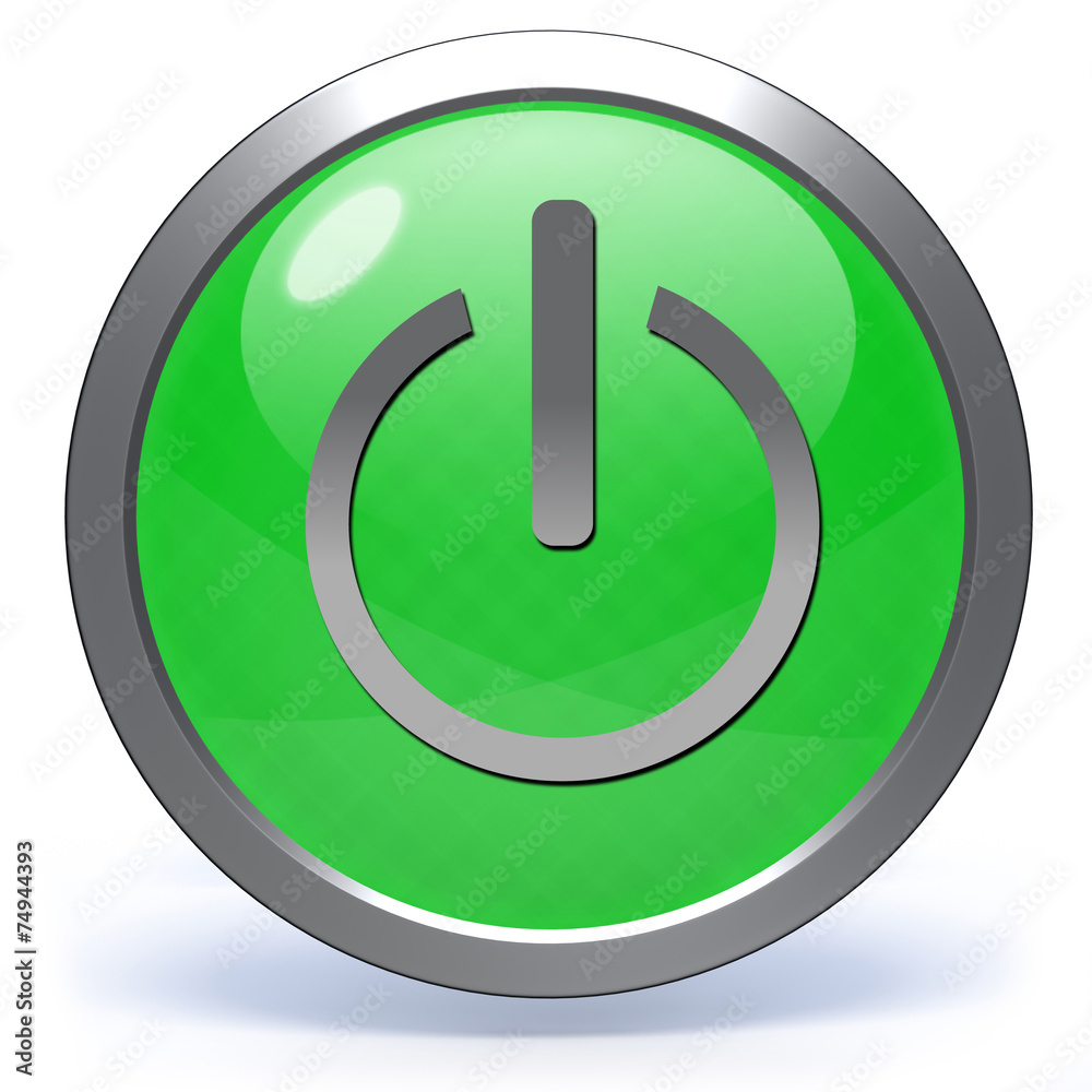 power circular icon on white background power circular icon on white background