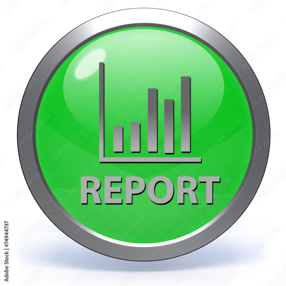 Report circular icon on white background Report circular icon on white background