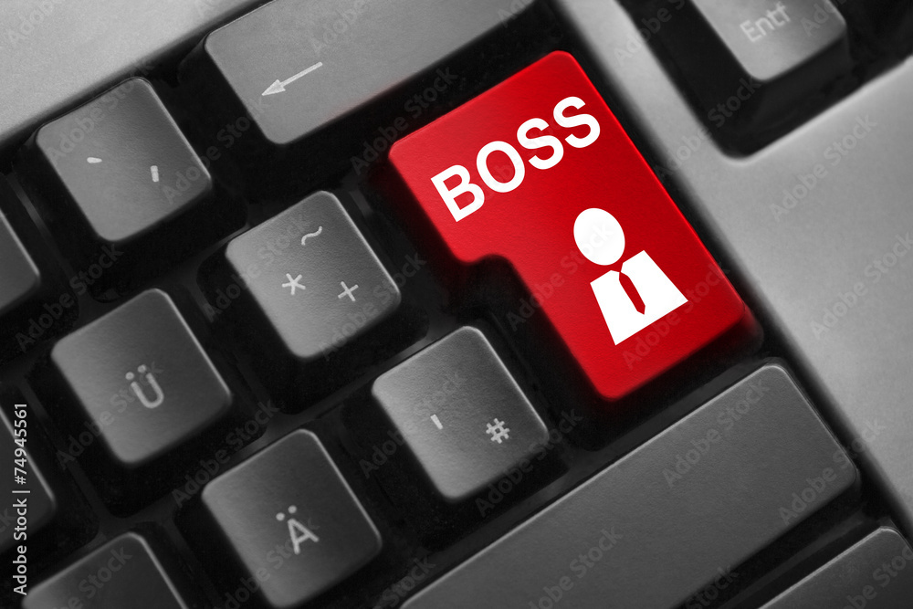 keyboard red button boss manager symbol keyboard red button boss manager symbol