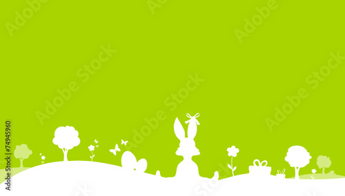Silhouette Ostern