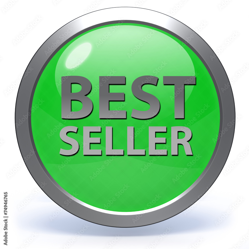Best seller circular icon on white background Best seller circular icon on white background