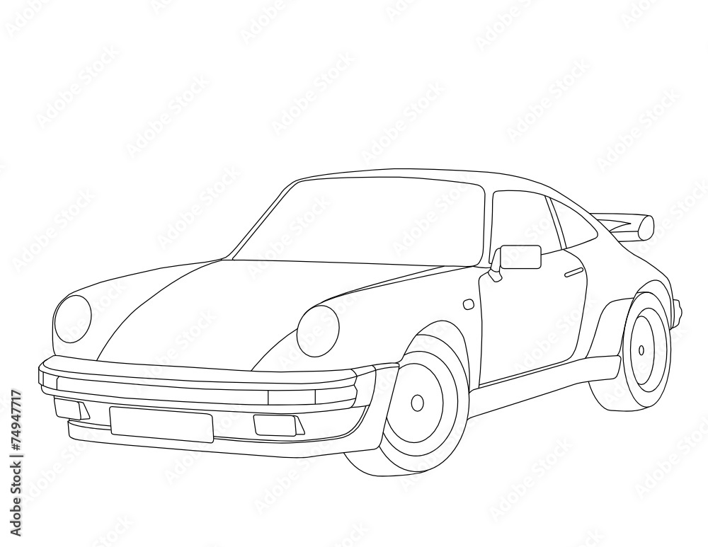 coloring pages for kids car