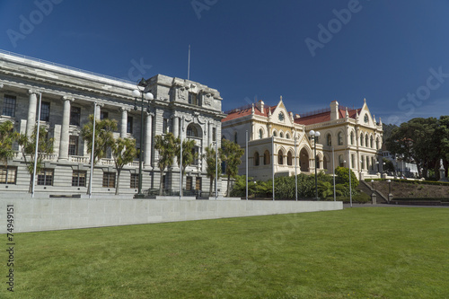 New Zealand Parliament and Library historical buildings