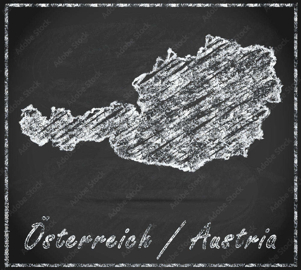 Karte von Oesterreich