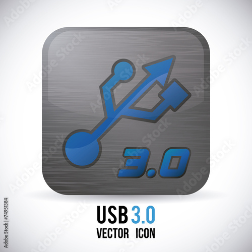 usb connection design vector illustration eps10 graphic