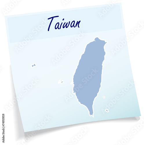 Karte von Taiwan