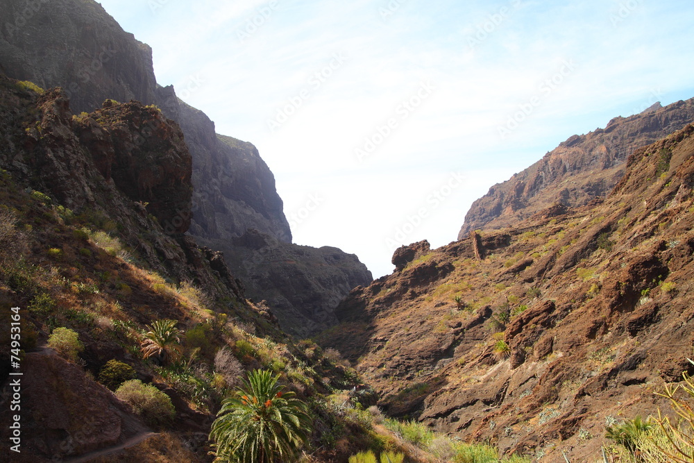 Fototapeta premium mountain landscapes of gorges maska