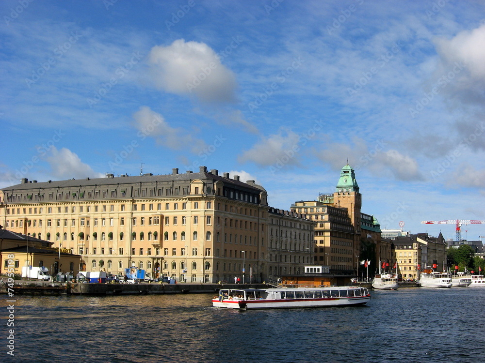 Stockholm embankment