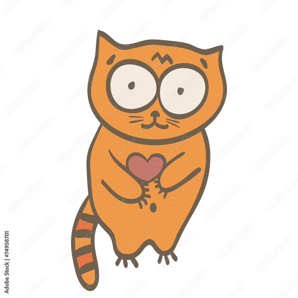 Obraz premium кот