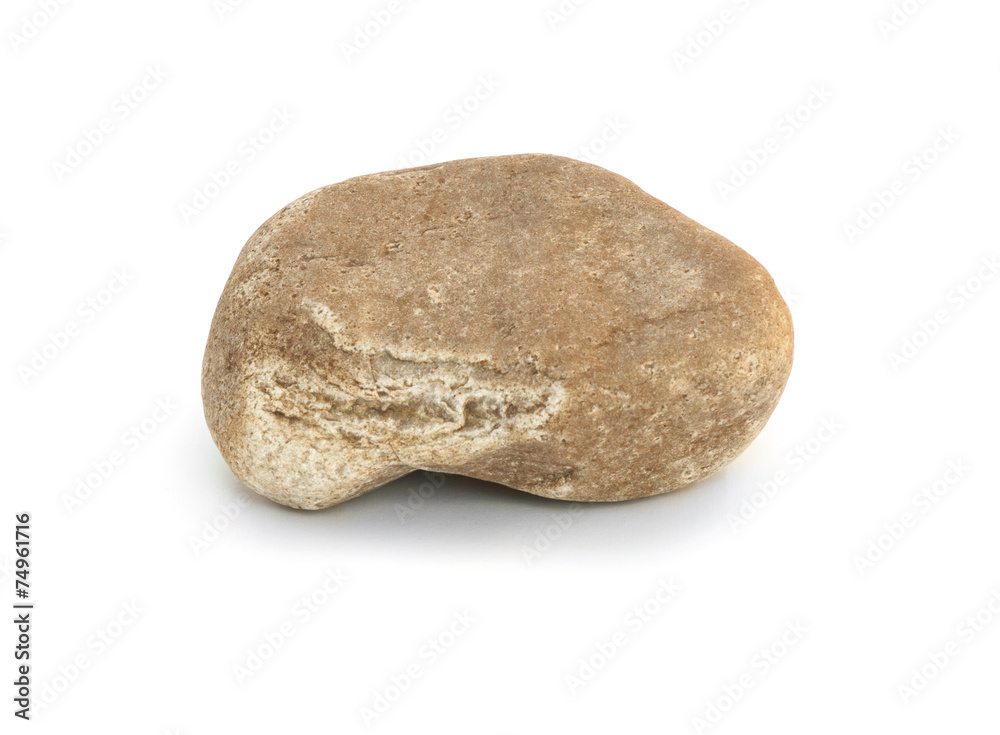 stone on white background stone on white background