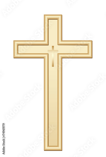 Golden cross.