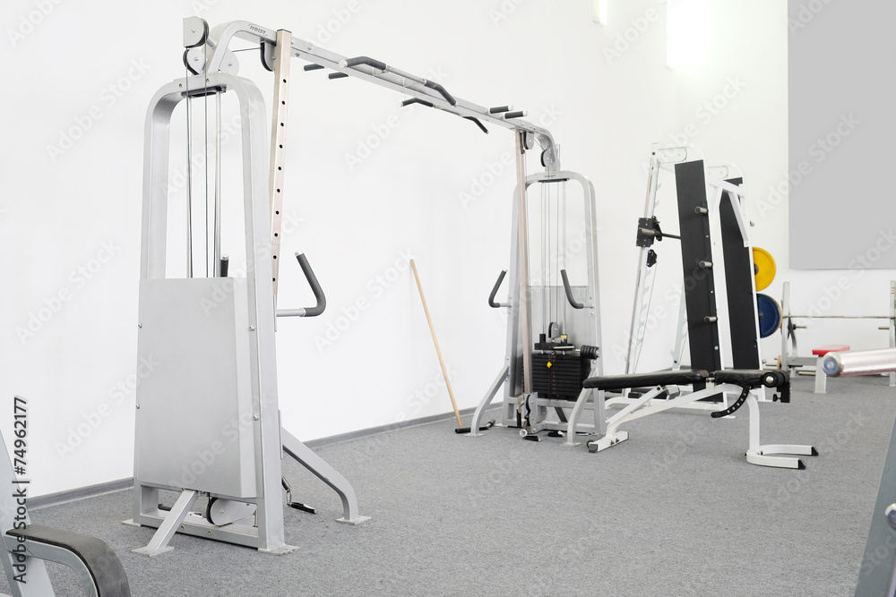 Gym apparatus in gym hall