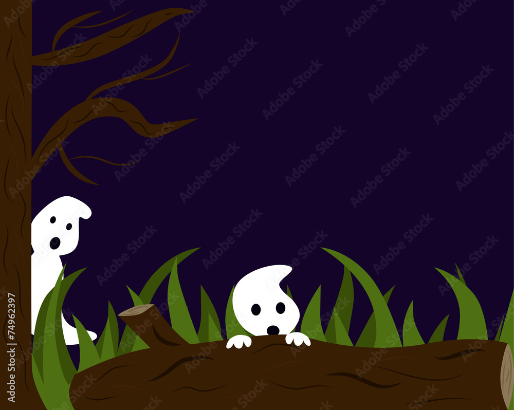 Fototapeta premium Little ghosts