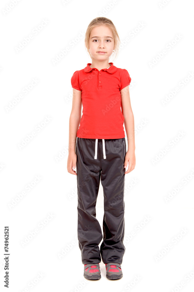 Fototapeta premium little girl