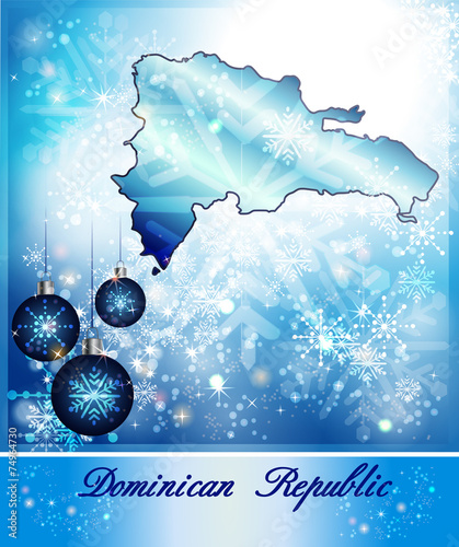 Karte von der Dominikanische-Republik