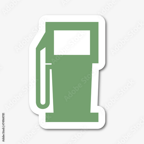 Logo station service.