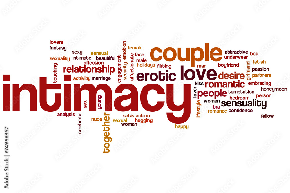 Intimacy word cloud Stock Illustration Adobe Stock