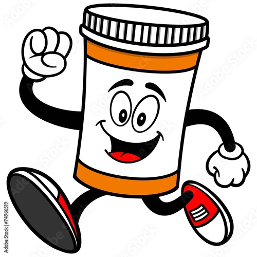 Pill Bottle Running