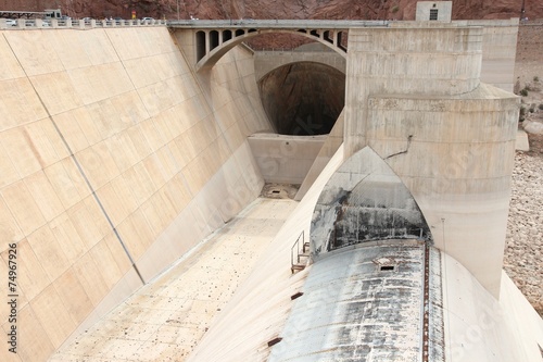 Hoover Dam - hydroelectric power plant in Arizona