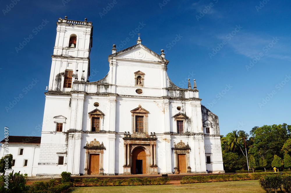 Church of St. Francis of Assisi in Old Goa, India.Velha Goa is a